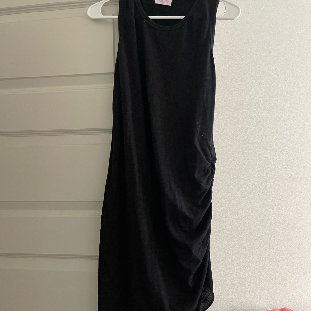 Rutched black dress - never worn